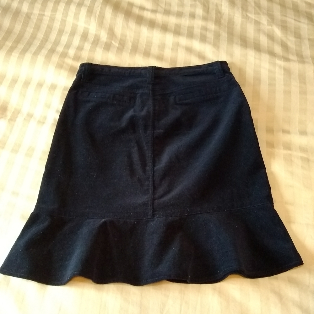Black Corduroy Skirt